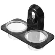 Qumonin Small Gecko Feeder Ledge - Reptile Food \u0026 Water Cup (Screw Type)